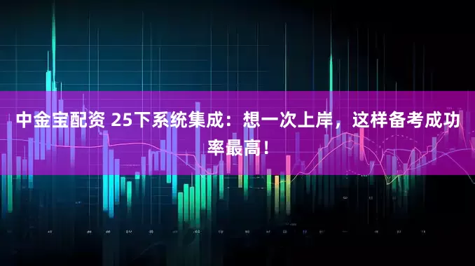 中金宝配资 25下系统集成：想一次上岸，这样备考成功率最高！